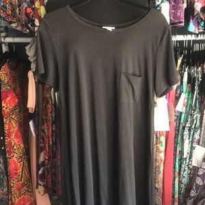 LuLaRoe Carly large solid black